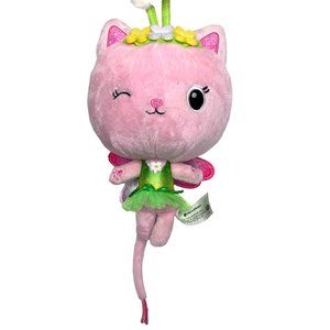 Dreamworks Gabbys Dollhouse Plush Stuffed Doll Toy Pink 8 in Tall Spin Master Pu
